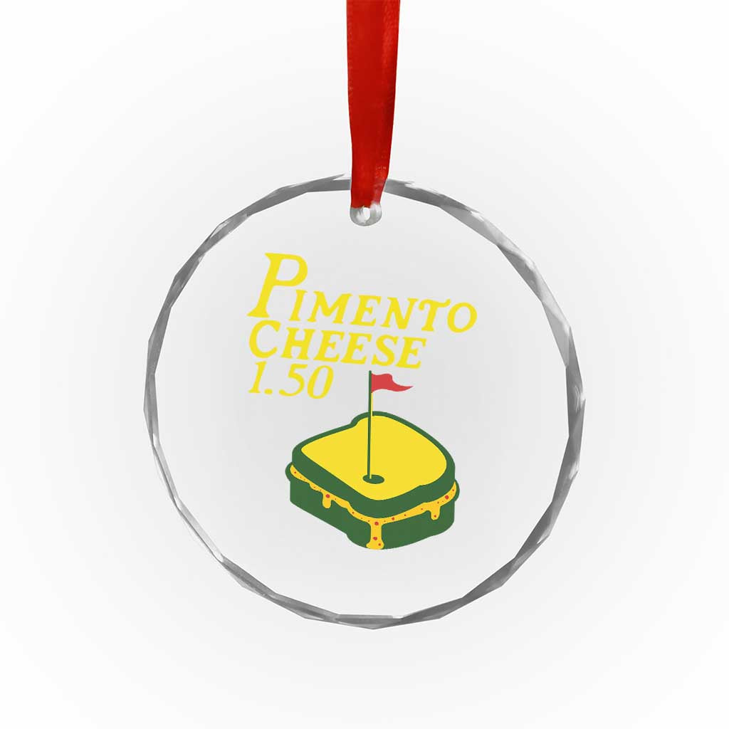 Pimento Cheese Crystal Glass Ornament Golf Foodie Golfer Tournament TS11 Print Your Wear