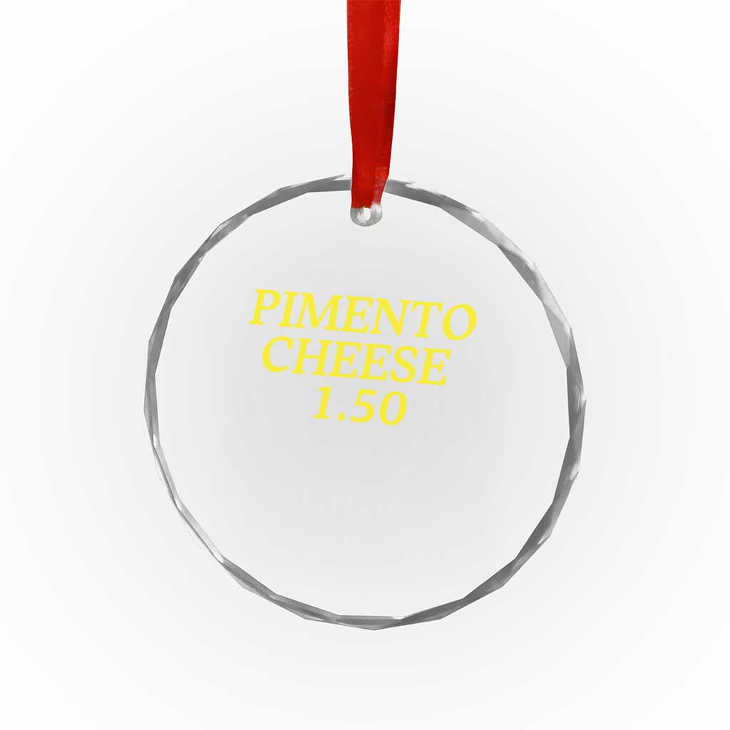 Pimento Cheese One Fifty Funny Golf Snack Crystal Glass Ornament Georgia Golfing Traditions Lover Humor TS02 Print Your Wear