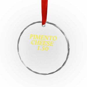 Pimento Cheese One Fifty Funny Golf Snack Crystal Glass Ornament Georgia Golfing Traditions Lover Humor TS02 Print Your Wear