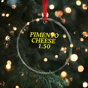 Pimento Cheese One Fifty Funny Golf Snack Crystal Glass Ornament Georgia Golfing Traditions Lover Humor TS02 Print Your Wear
