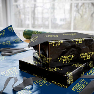 Pimento Cheese One Fifty Funny Golf Snack Wrapping Paper Roll Georgia Golfing Traditions Lover Humor TS02 Black Print Your Wear