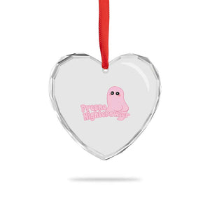 Pink Fresno Nightcrawler Heart Crystal Glass Ornament Cryptidcore Aesthetic Gift For Girl TS12 Print Your Wear