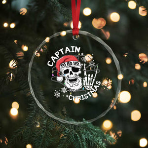 Pirate Xmas Crystal Glass Ornament Skull Skeleton Lights Pirates Caribbean Cruise TS10 Print Your Wear