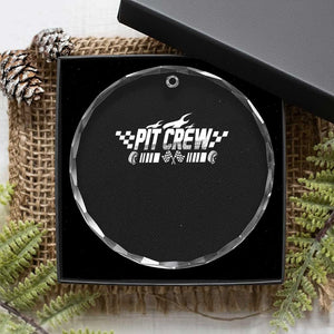 Pit Crew Crystal Glass Ornament Race Car Family Racing Birthday Hosting Parties TS10 Print Your Wear