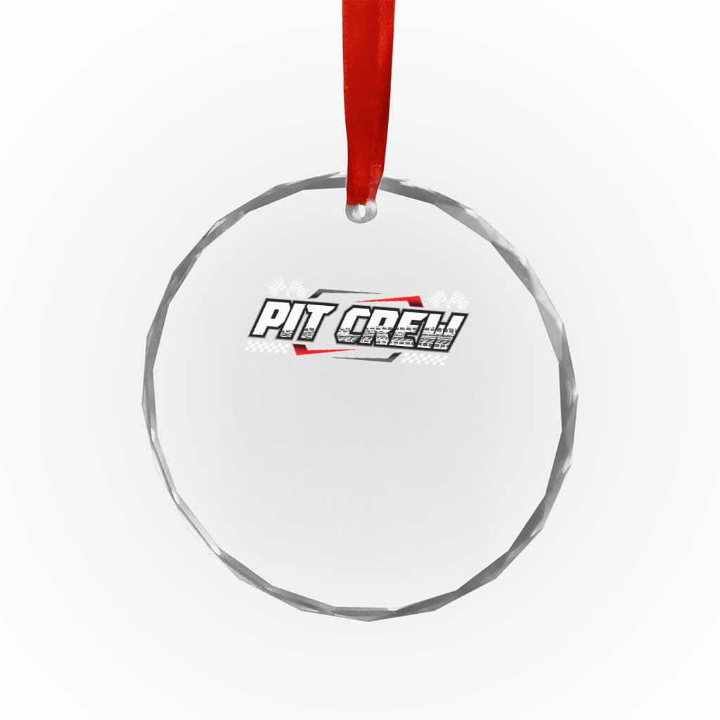 Pit Crew Crystal Glass Ornament Race Car Family Racing Birthday Parties TS10 Print Your Wear