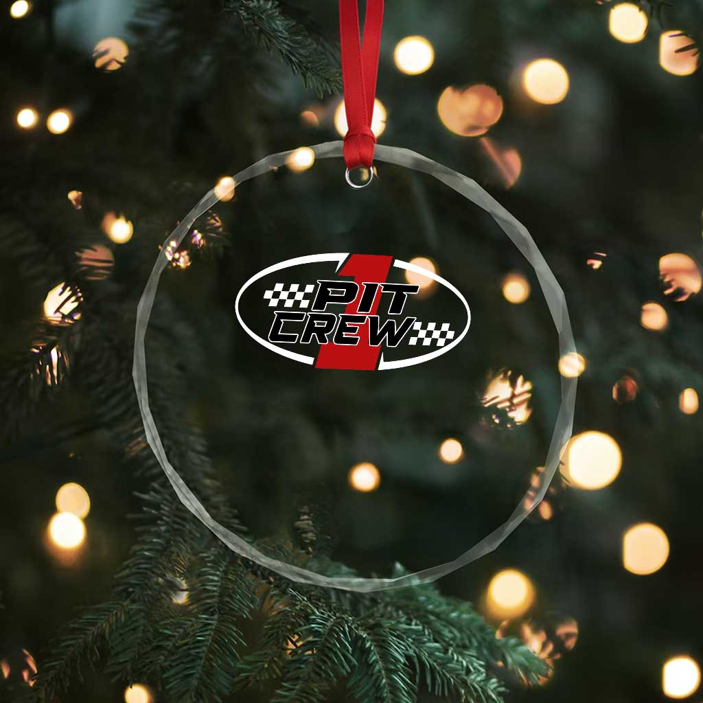 Pit Crew Crystal Glass Ornament Race Car Racing Birthday Hosting Parties TS10 Print Your Wear