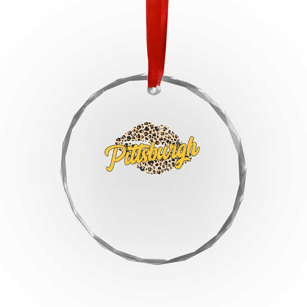 PFS Leopard Lips Crystal Glass Ornament Steel City Pride Woman Girl TS10 Print Your Wear