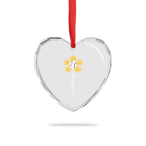 Pittsburgh Sport Retro Baseball Flower Heart Crystal Glass Ornament Funny Game Day TS11 Print Your Wear