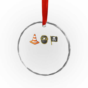 Pittsburgh Victory Icons Rebus Graphic IYKYK Meme Crystal Glass Ornament Hoist The Cone Welding Mask Jolly Roger Flag TS02 Print Your Wear