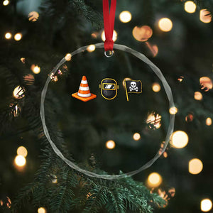 Pittsburgh Victory Icons Rebus Graphic IYKYK Meme Crystal Glass Ornament Hoist The Cone Welding Mask Jolly Roger Flag TS02 Print Your Wear