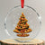 Pizza Xmas Tree Crystal Glass Ornament Xmas Gifts Kids TS10 Transparent Glass 3'' Circle Print Your Wear