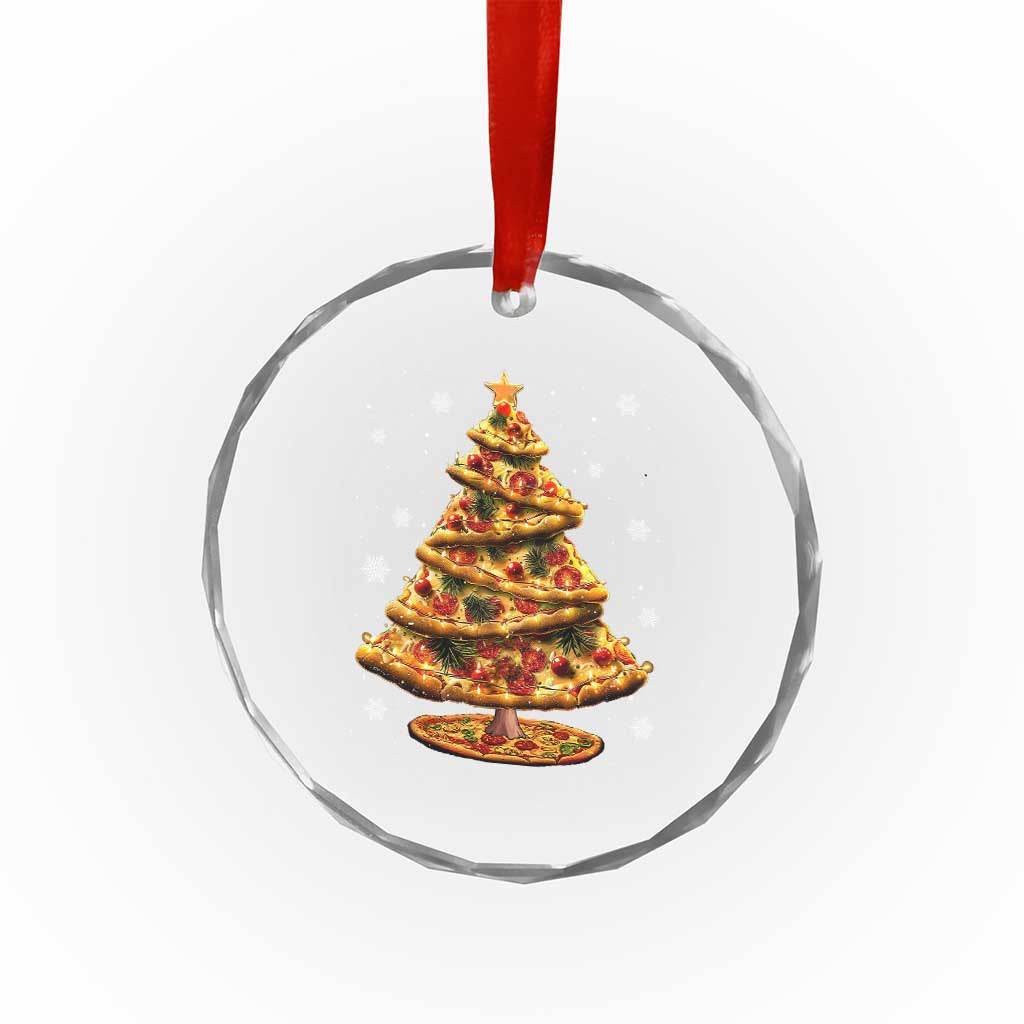 Pizza Xmas Tree Crystal Glass Ornament Xmas Gifts Kids TS10 Print Your Wear