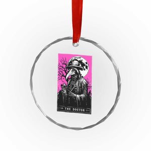 Plague Doctor Tarot Card Crystal Glass Ornament Mysterious Horror Death Occult Satanic TS10 Print Your Wear