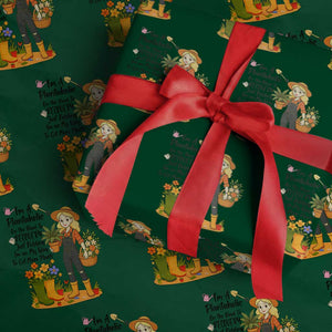 Plantaholic Wrapping Paper Roll Im On My Way To Get More Plants TS12 Green Print Your Wear