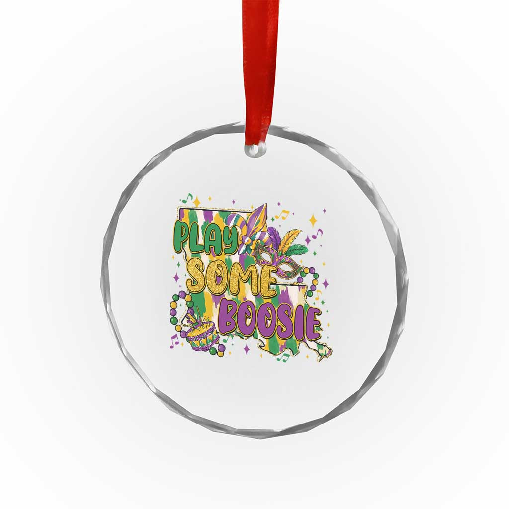 Play Some Boosie Mardi Gras Crystal Glass Ornament Funny Louisiana New Orleans Carnival TS11 Print Your Wear