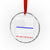 Police Retirement 2025 Crystal Glass Ornament Funny Retired Under New Management See Wife For Details TS10 Transparent Glass 3'' Circle Print Your Wear