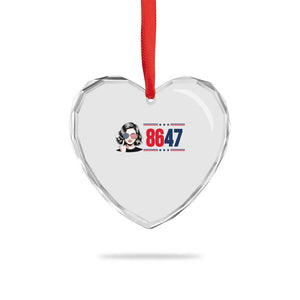 Political Activist 8647 Heart Crystal Glass Ornament Freedom Satire Protest Graphic TS12 Print Your Wear