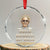 Pope Francis Inspirational Crystal Glass Ornament Build Bridges Not Walls - Print Your Wear