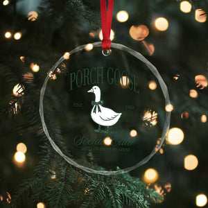 Porch Goose Crystal Glass Ornament Cute Garden Club Vibes Moms Grandmas TS10 Print Your Wear