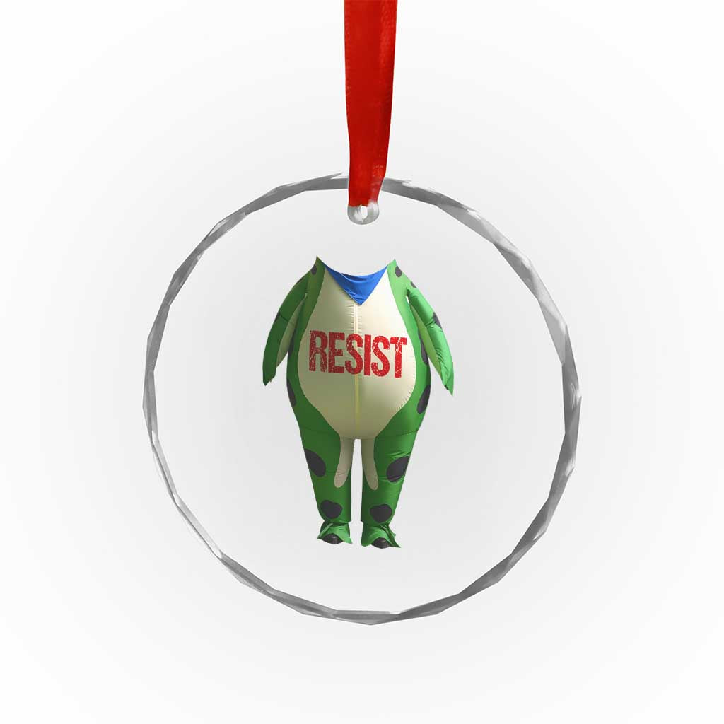 Portland Frog Crystal Glass Ornament Funny Political Costume Protest Resist TS10 Print Your Wear