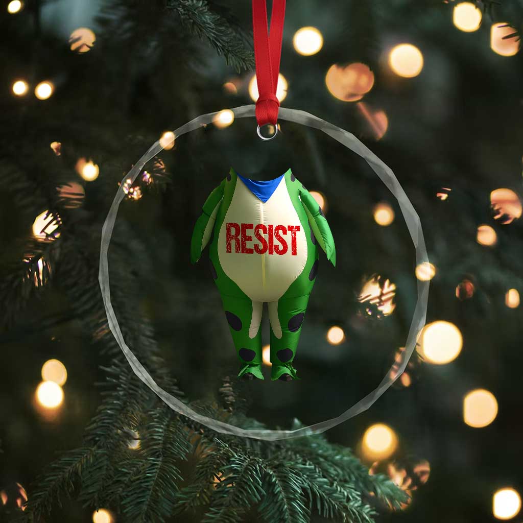 Portland Frog Crystal Glass Ornament Funny Political Costume Protest Resist TS10 Print Your Wear