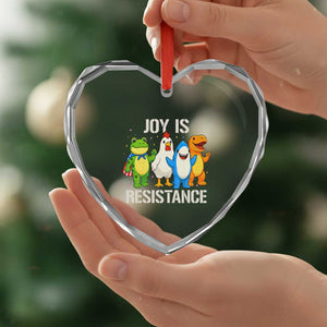 Portland Protest Inflatable Mascot Parade Heart Crystal Glass Ornament Joy Is Resistance Resist Frog Shark Chicken Dino TS02 Print Your Wear