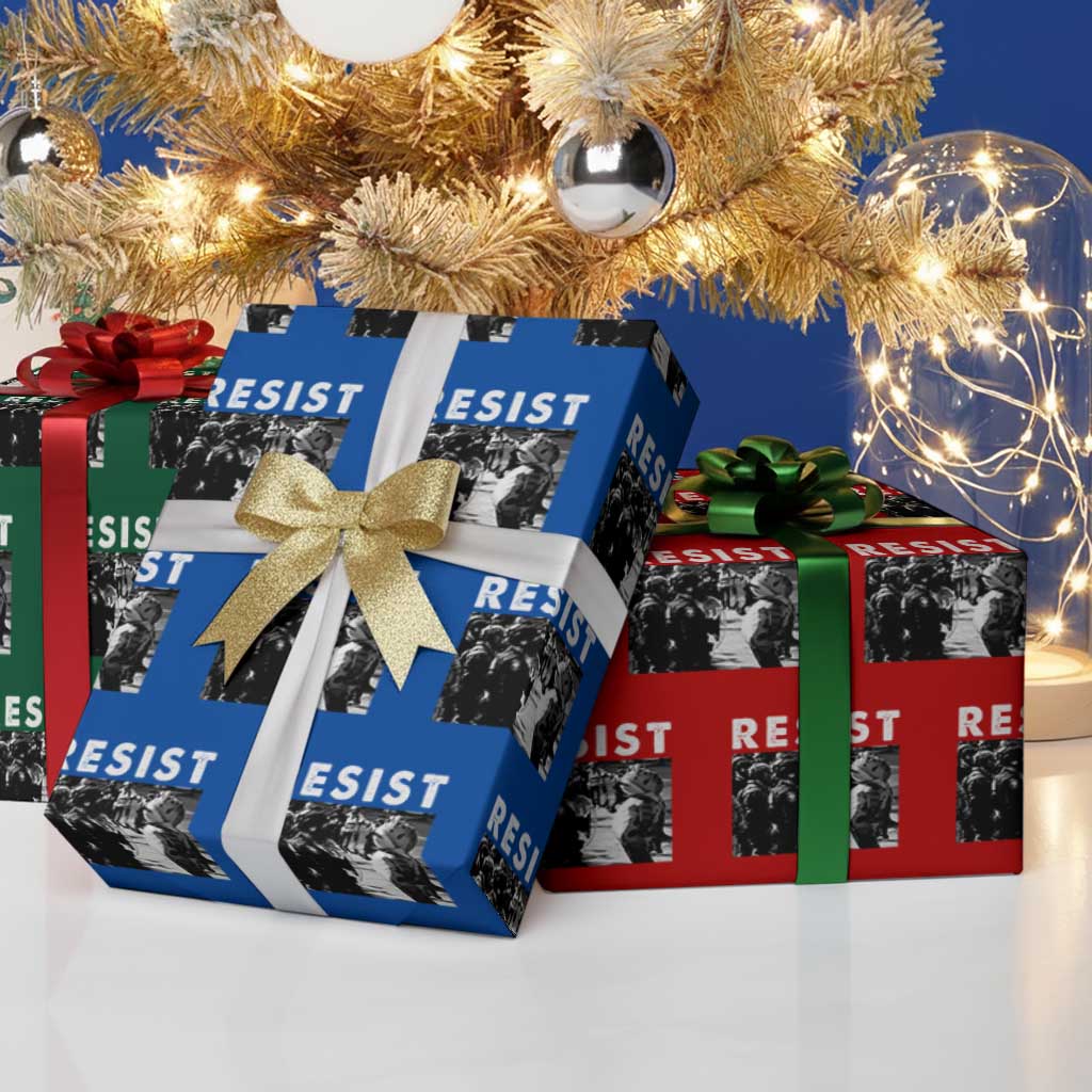 Portland Resist Frog Wrapping Paper Roll Oregon Iconic Frogs Photo Protest Moment TS02 Print Your Wear