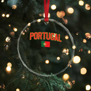 Portugal Crystal Glass Ornament Portuguese Flag Futebol Fan - Print Your Wear