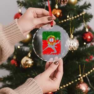 Portugal Soccer Crystal Glass Ornament Portuguese Flag Futebol Football Fan TS10 Print Your Wear
