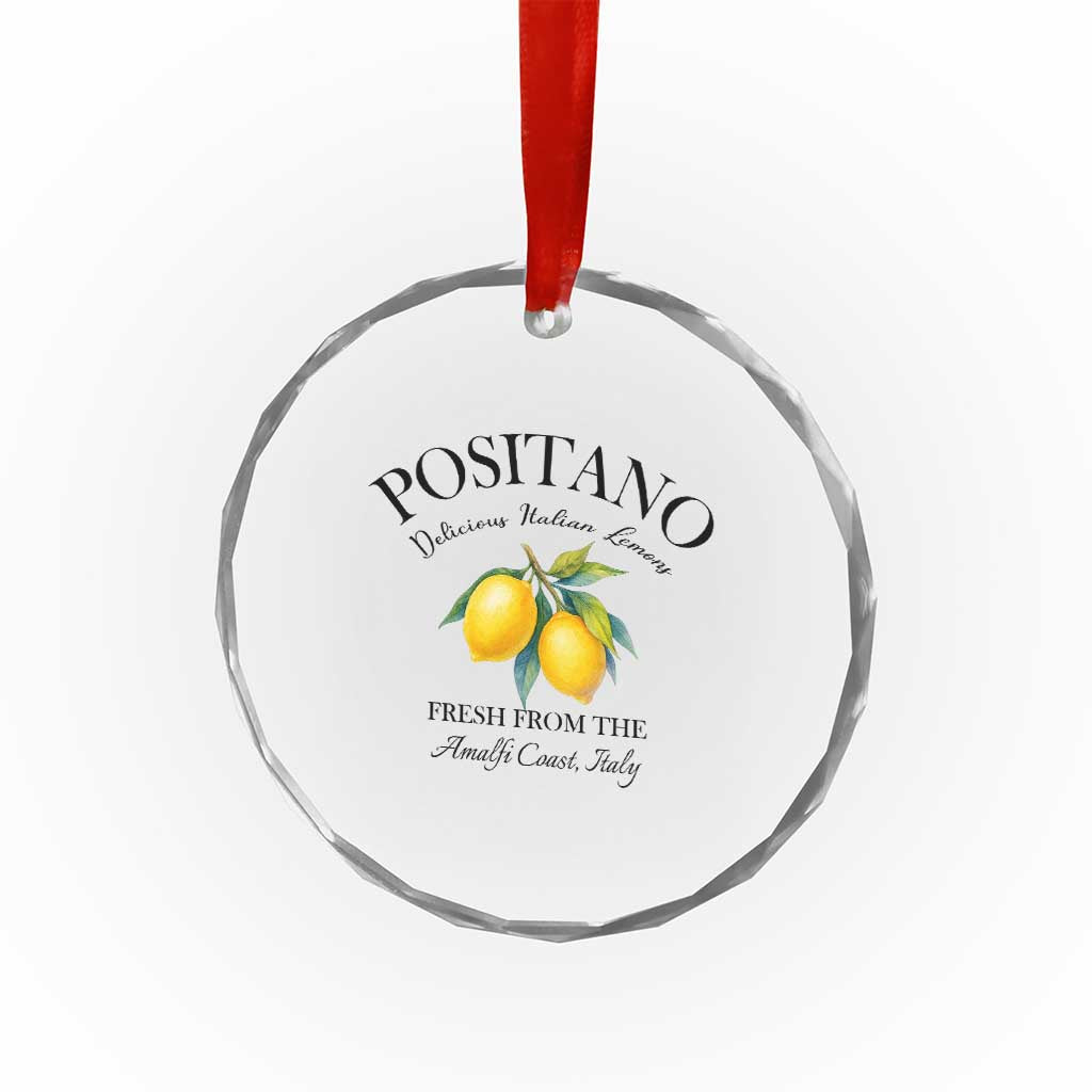 Positano Lemons Crystal Glass Ornament Fresh from the Amalfi Coast Italian Fruit TS02 Print Your Wear