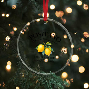 Positano Lemons Crystal Glass Ornament Fresh from the Amalfi Coast Italian Fruit TS02 Print Your Wear