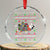 Possum Xmas Crystal Glass Ornament Overstimulated But Festive TS10 Transparent Glass 3'' Circle Print Your Wear
