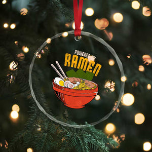 Powered by Ramen Crystal Glass Ornament Japanese Love Anime Noodles TS10 Print Your Wear