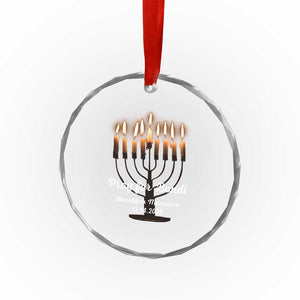 Pray for Bondi Australia Hanukkah Dec 14 2025 Crystal Glass Ornament Menorah Lights Jewish Faith Memorial TS02 Print Your Wear