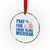 Pray for Grand Blanc Michigan Crystal Glass Ornament American Flag Christian Support TS02 Transparent Glass 3'' Circle Print Your Wear