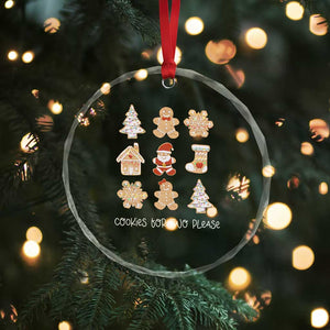 Pregnancy Announcement Crystal Glass Ornament Cookies For Two Please Maternity Gift TS10 Print Your Wear