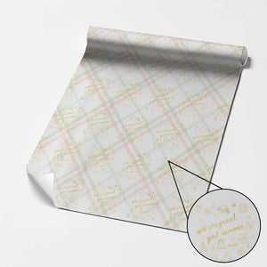 Pregnant Girl Summer Wrapping Paper Roll Cute Beach Summer Pregnancy Announcement Baby Shower