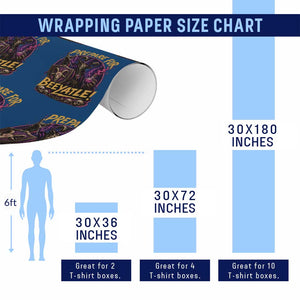 Prepare For Beeyatle Wrapping Paper Roll Funny Goat Wizard LitRPG Lover