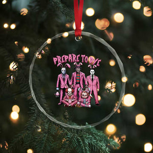 Prepare to Groovy Dye Funny Bunny Easter Crystal Glass Ornament Horror Dyeing Eggs TS02 Print Your Wear
