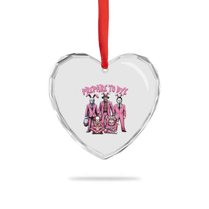 Prepare to Groovy Dye Funny Bunny Easter Heart Crystal Glass Ornament Horror Dyeing Eggs TS02 Print Your Wear