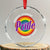 Pride Removes Stubborn Orange Stains Crystal Glass Ornament Pride Month LGBTQ TS10 Transparent Glass 3'' Circle Print Your Wear