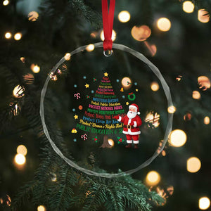 Pro Democracy Activist Christmas Tree Crystal Glass Ornament Human Rights Xmas Gift TS12 Print Your Wear