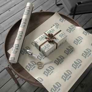 Promoted To Dad Est 2026 Wrapping Paper Roll Camo Fishing New Dad Gift TS12 Beige Print Your Wear