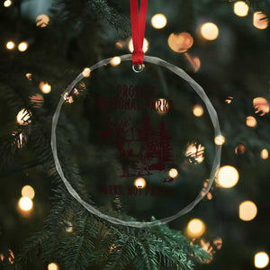 Protect National Parks Crystal Glass Ornament Support Parks Not Profits Deer TS02 Print Your Wear