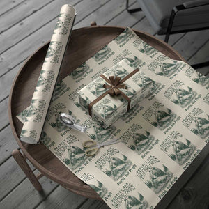 Protect Our National Parks Wrapping Paper Roll Parks Not Profits Retro Bear Nature Graphic TS02 Beige Print Your Wear
