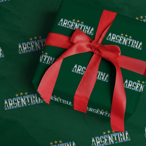 Proud Argentina Futbol Supporter National Pride Gift Wrapping Paper Roll