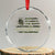 Proud Army Dad Crystal Glass Ornament Vintage Camo American Flag Veteran Father's Day TS11 Transparent Glass 3'' Circle Print Your Wear
