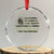 Proud Army Mom Crystal Glass Ornament Vintage Camo American Flag Veteran Mother's Day TS11 Transparent Glass 3'' Circle Print Your Wear
