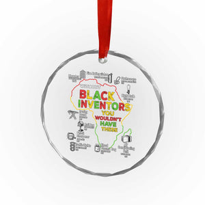 Proud Black Inventors Crystal Glass Ornament Black History Month African American Pride TS02 Print Your Wear