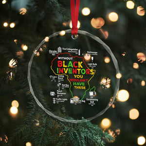 Proud Black Inventors Crystal Glass Ornament Black History Month African American Pride TS02 Print Your Wear
